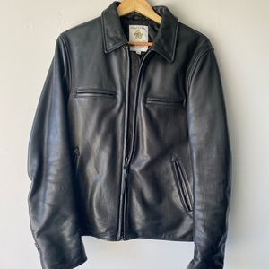 A Bear for Wear Leather Moto Jacket - Made in USA
